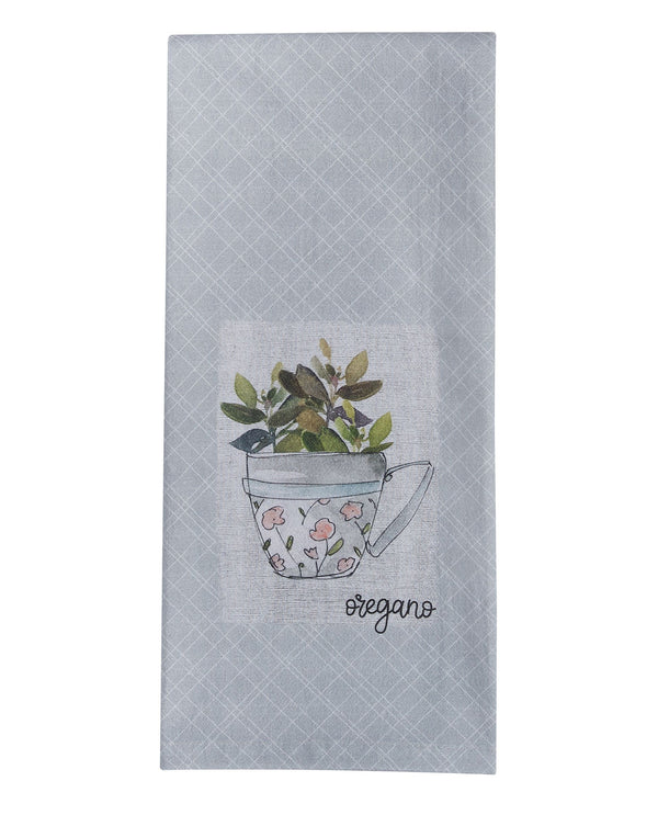 Herb Garden Oregano Dish Towel 3996-106R