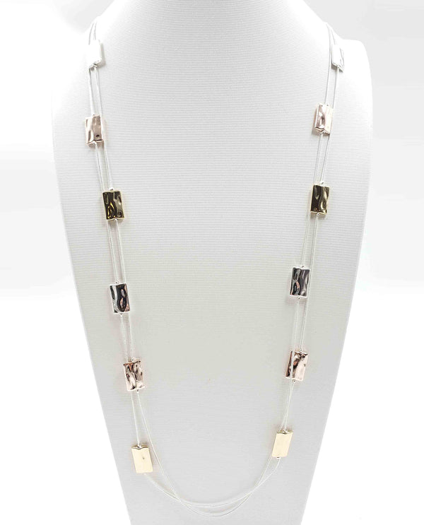Double Layer Metal Necklace GC1891703 Gold