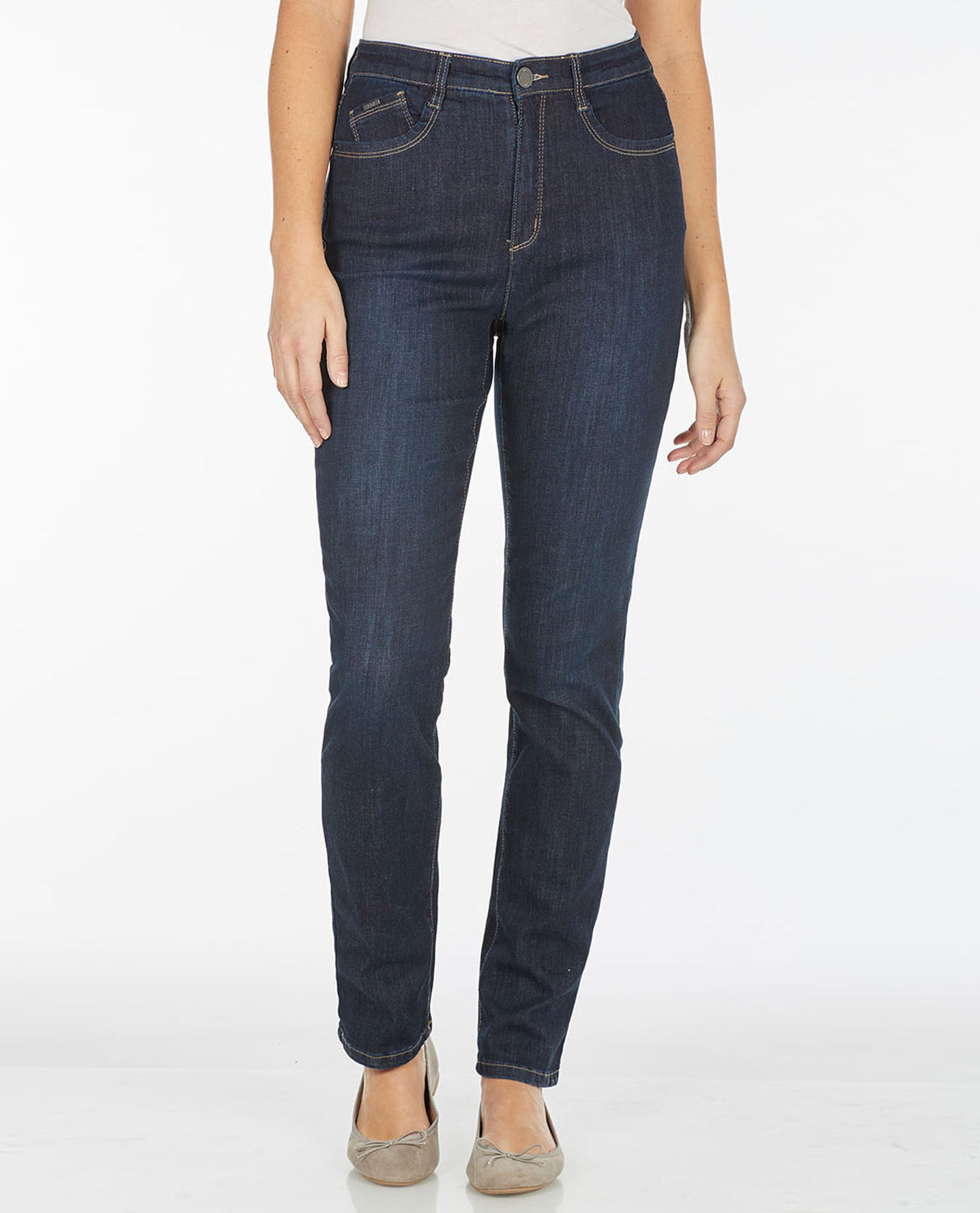 French Dressing Jeans 6804630 Peggy Straight Leg Jeans The Clothing Cove