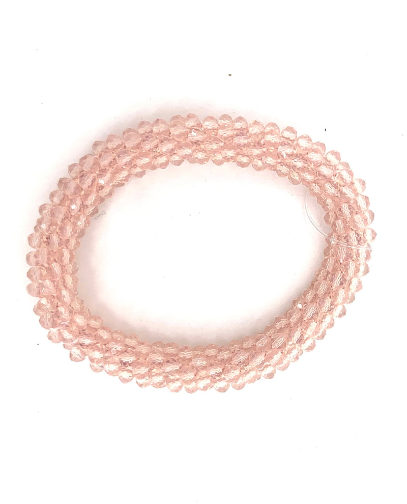 Ele International Clear 3 Way Bracelet Pearl Pink
