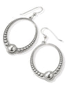 Brighton JA7820 Pretty Tough Oval French Wire Earrings