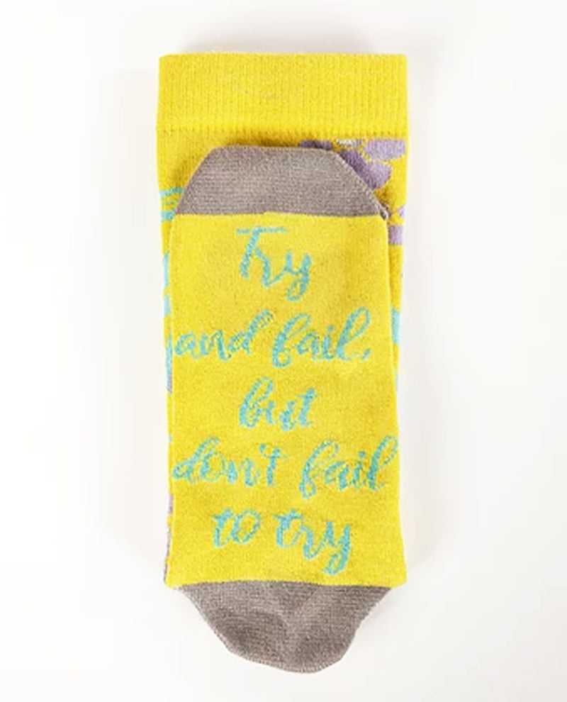 World's Softest Socks Crew Yellow