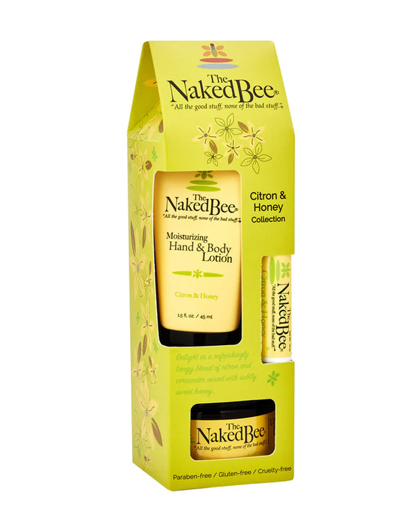 Naked Bee NBGS-CL Citron & Honey Gift Collection