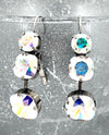 Rachel Marie Designs Shona Triple Drop Leverback Aurora Borealis