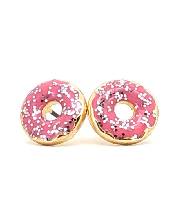 Earring Donuts EE7060GD Pink