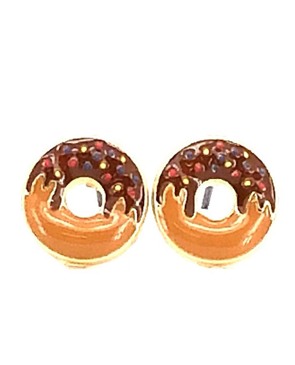 Earring Donuts EE7060GD Chocolate