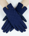 Quilted Solid Glove GL12310 Navy
