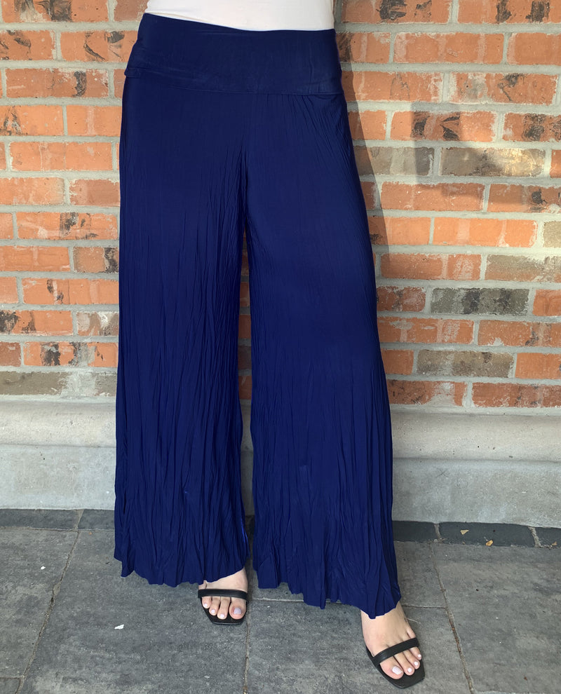 Pleated High Waisted Wide Leg Pants by by-odeal - Flared pants and boot -  Afrikrea