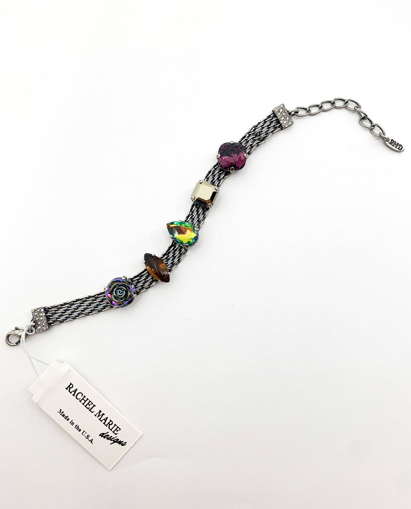 Rachel Marie Designs Amber Mesh Crystal Bracelet TPTR