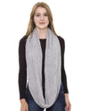 Chenille Infinity Scarf JS1335 Grey