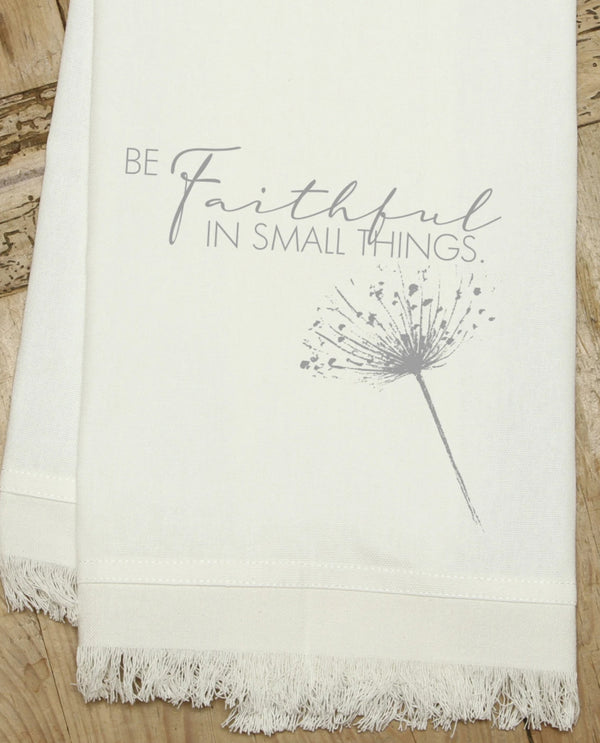 Second Nature By Hand MSTWLNR033 Be Faithful Towel