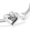 Brighton JF8931 Alcazar Duet Heart Hinge Bracelet