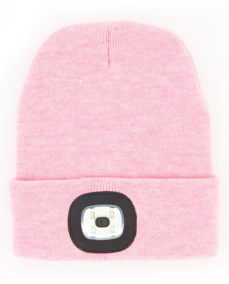NGTS Rechargeable LED Beanie Pink