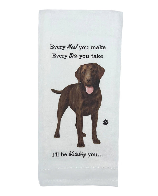 Labrador, Chocolate Towel 711-22