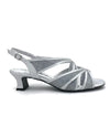 Easy Street Shoes 31-6718 Tristen Low Heel Silver