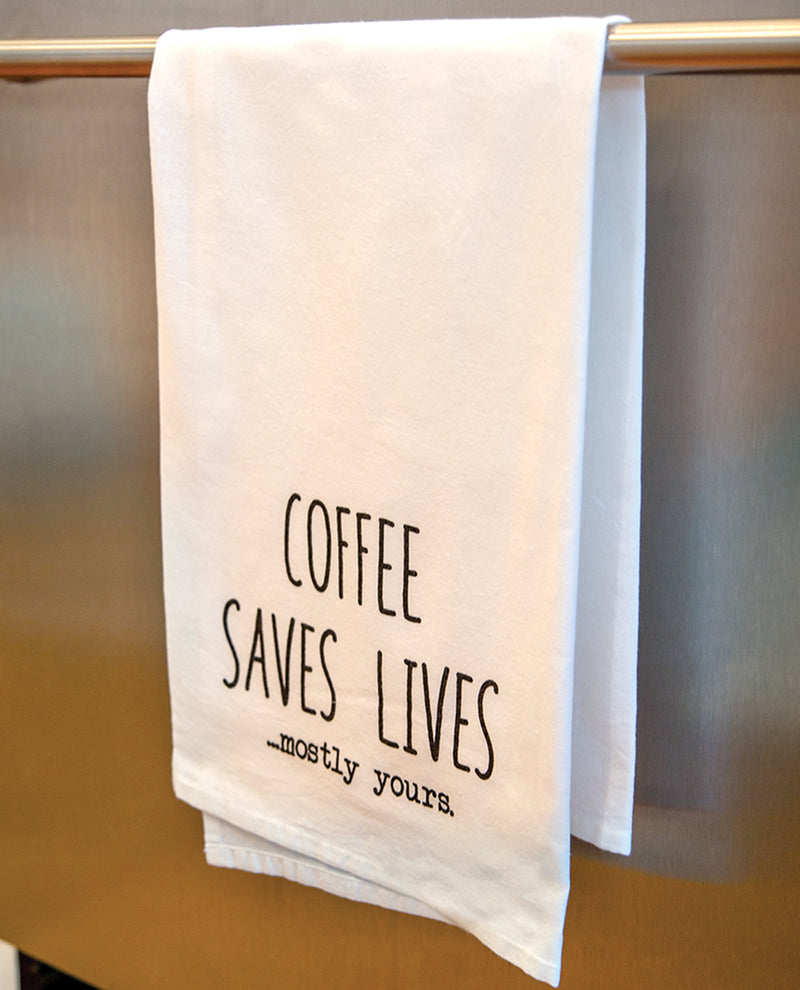 Coffee Saves Lives Towel 54142