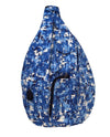 Anti-Theft USB Rucksack Bag Blue & White