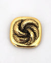 Rope Square Magnetic Brooch 2219 Gold