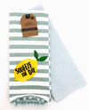 2 Pack Sentiment Pom Pom Towel 2288-KT Mint