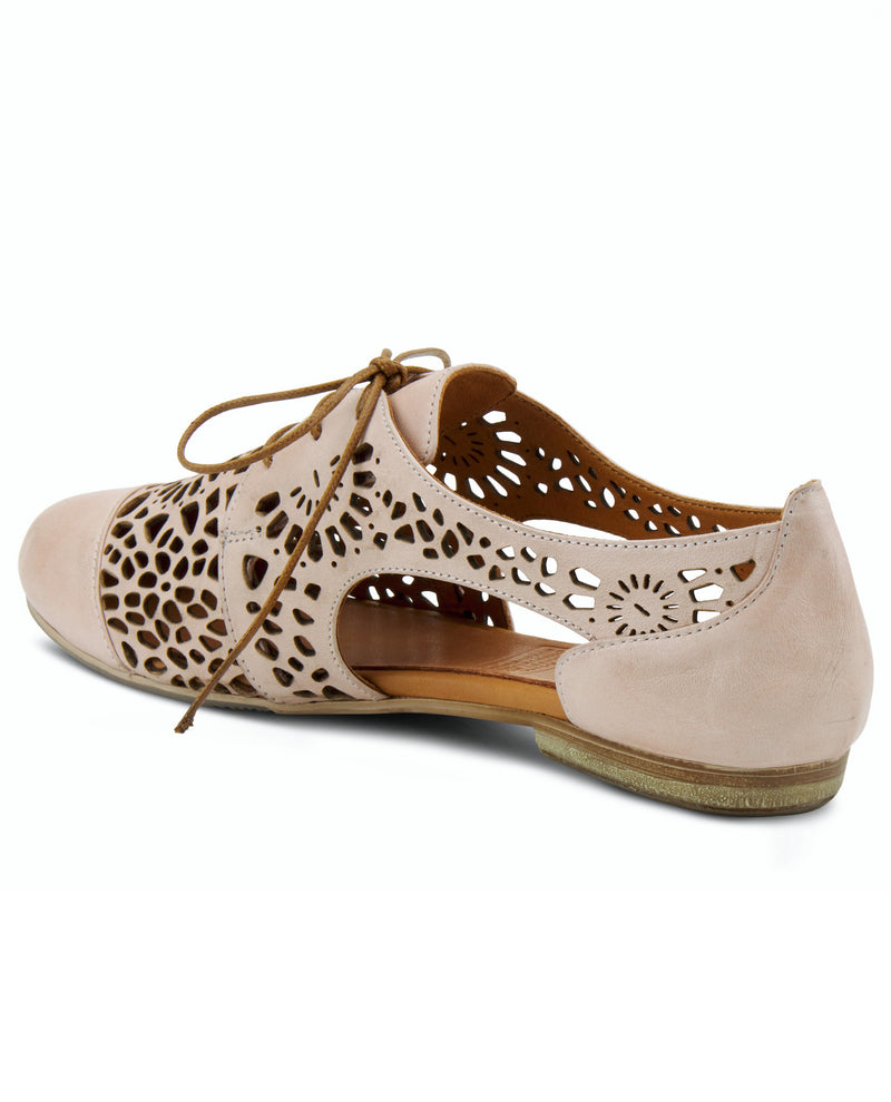 Spring Step Theone Leather Laser Cut Flat