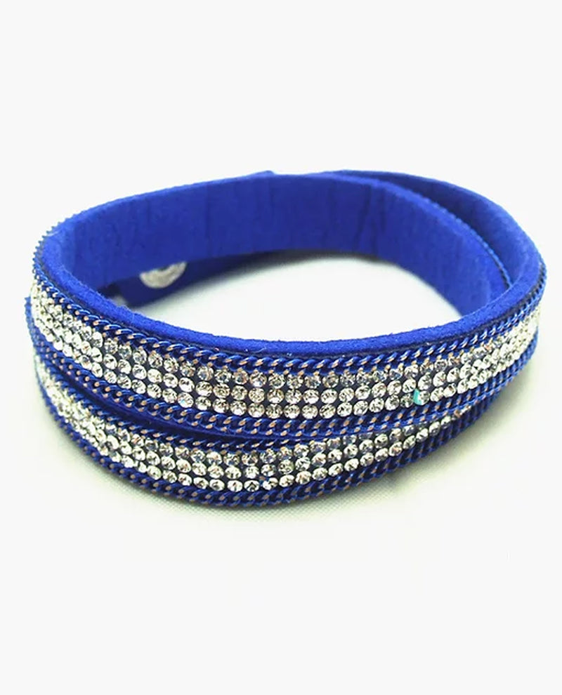 Chain Stone Wrap Bracelet STONE/CHAIN Royal