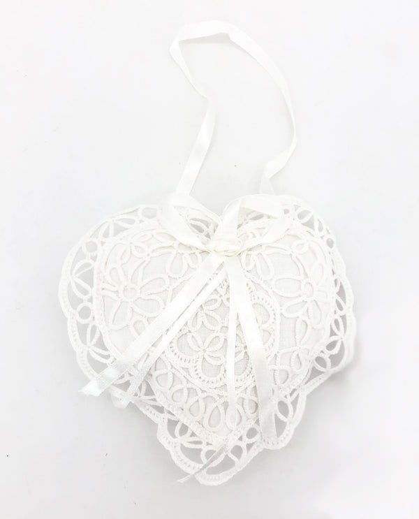 Lace Musical Heart 01133-MUSIC White