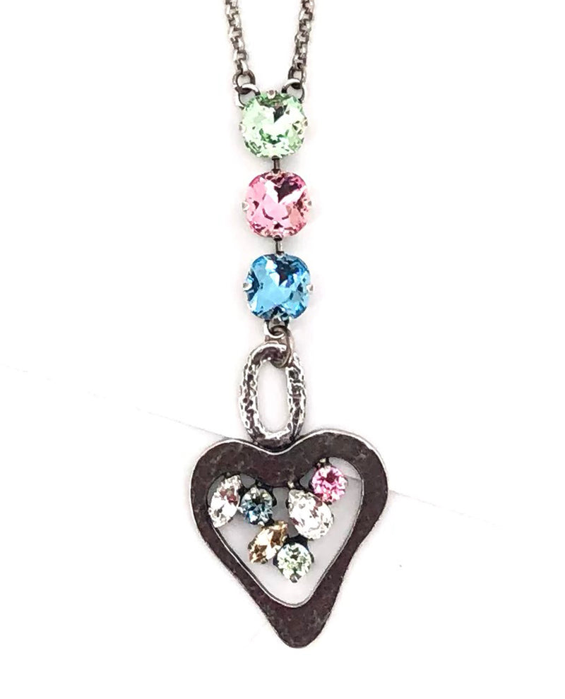 Rachel Marie Designs Krista Hammered Heart Necklace Tea Party