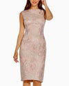 Adrianna Papell AP1E209090 Lace With Beaded Side Dusty Rose