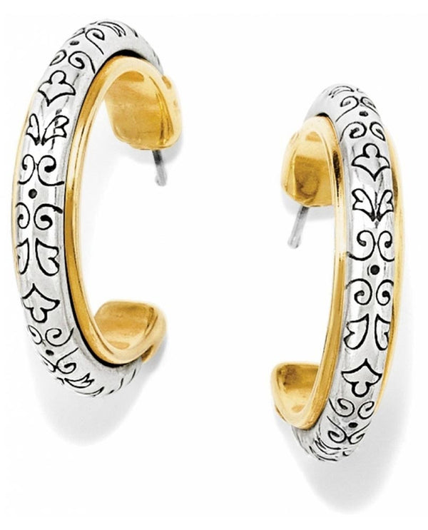 BRIGHTON G9270 VENEZIA HOOP POST EARRINGS