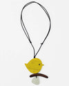 Robin On A Branch Necklace DW22N05 Yellow