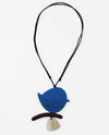 Robin On A Branch Necklace DW22N05 Blue