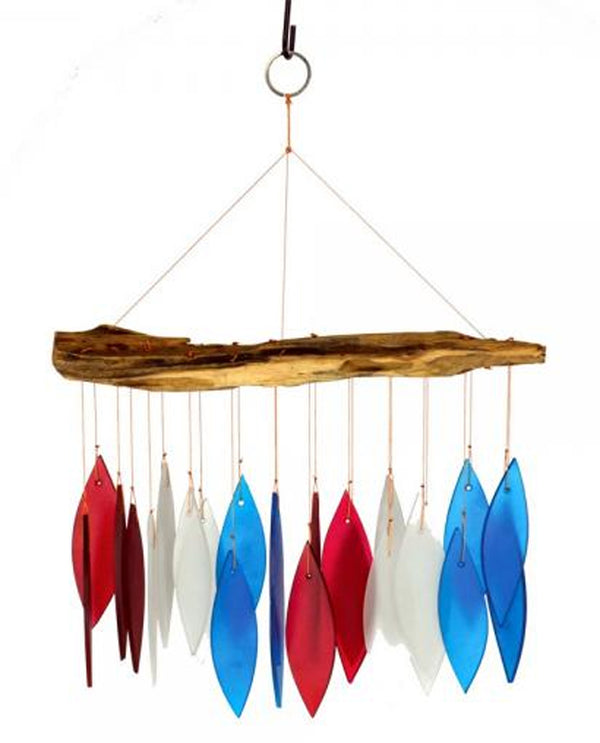 Red, White and Blue Driftwood Chime GEBLUEG566