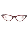 Cat Eye With Stones R778 Maroon