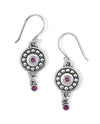 Brighton JA886A Pebble Dot French Wire Earring Amethyst