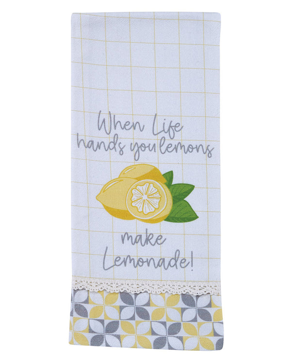 Life Hands Lemons Dish Towel 7499-744