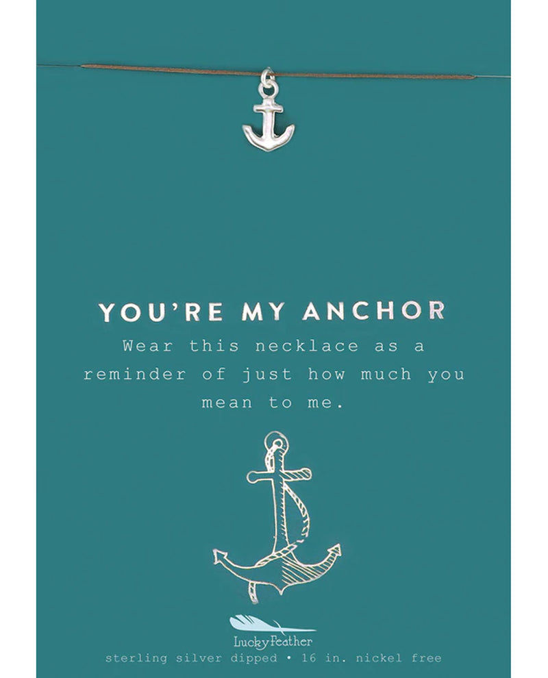 You're My Anchor Necklace NMSN.YOUR Silver