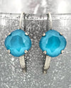 Rachel Marie Designs Selma 10MM Cushion Cut Earring Summer Blue