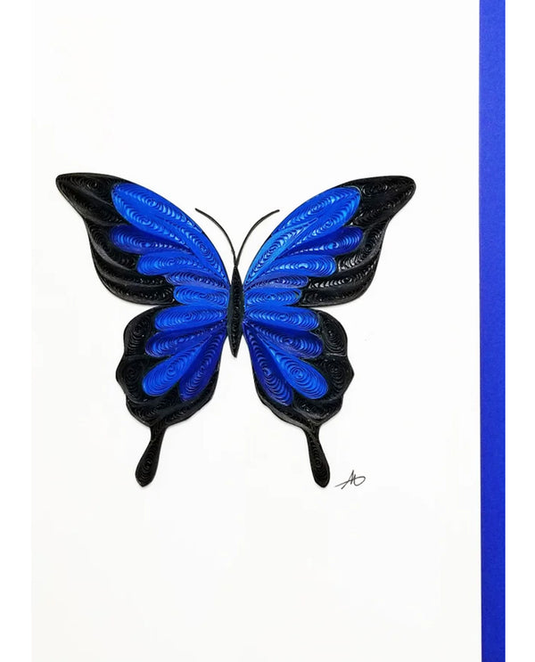 Blue Butterfly Card 241