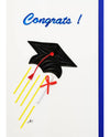 Graduation Cap Rocket Card 703