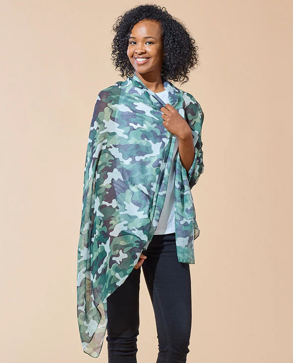 Camo Insect Shield Scarf 810994 Green