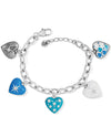 Brighton JF9873 Amore Shades Hearts Charm Bracelet