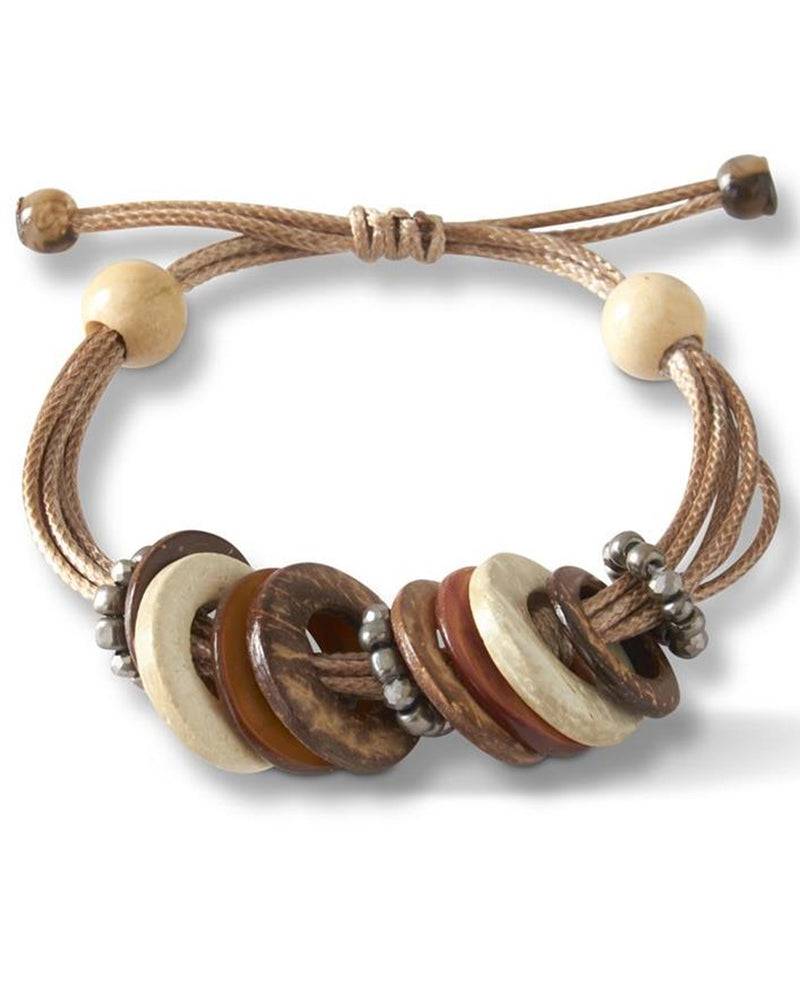 Coco Shell Adjustable Bracelet 84917A