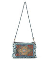 Boho Crossbody Coral/Teal 84991A