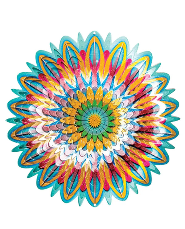 Floral Mandala 12" Wind Spinner 172