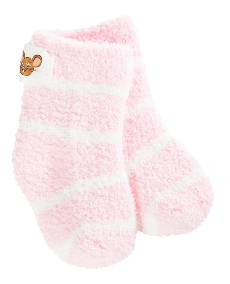 Worlds Softest Socks MCCZCRI Infant Snug Cozy Crew Pink