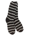 World's Softest Socks WKPFIR-019 Onyx Stripe Fireside Crew