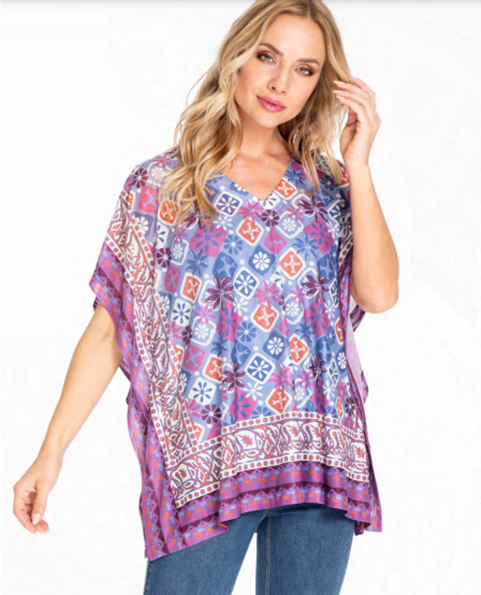 Multiples M32604TM 2 Piece Poncho Top & Cami – The Clothing Cove