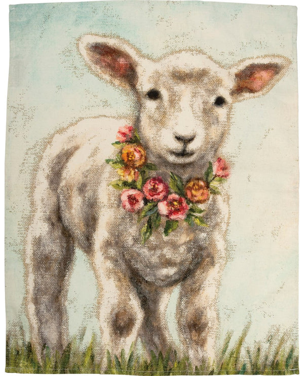 Lamb Wreath Kitchen Towel 109175