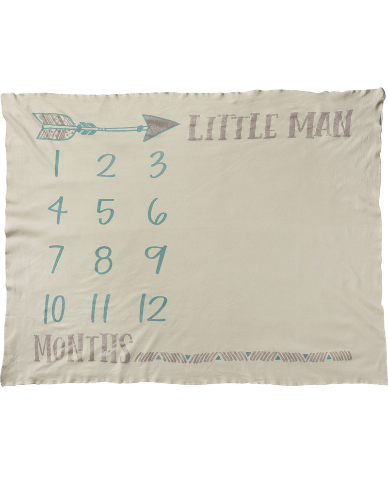 Little Man Milestone Blanket 36203