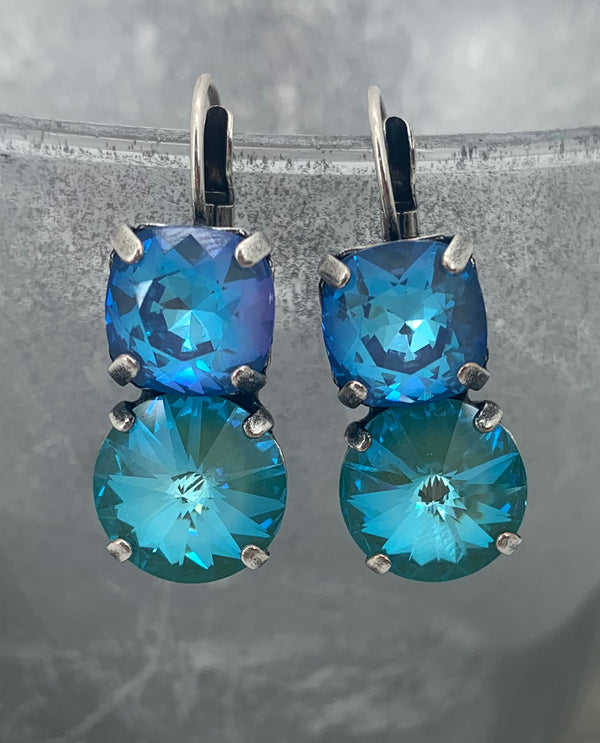 Rachel Marie Designs Inez Leverback Earring Summer Blue SUMR